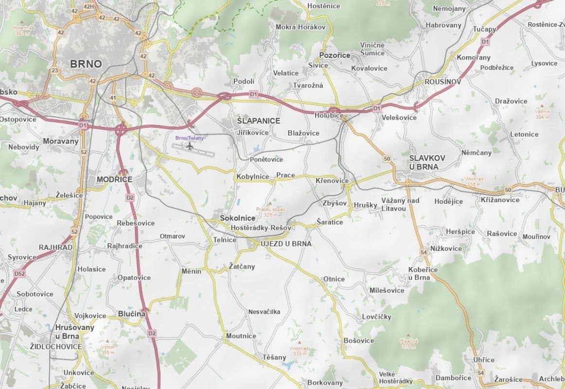 Prodej pozemku 31.775 m², Sokolnice, Jihomoravský kraj Prodej pozemku 31.775 m², Sokolnice, Jihomoravský kraj