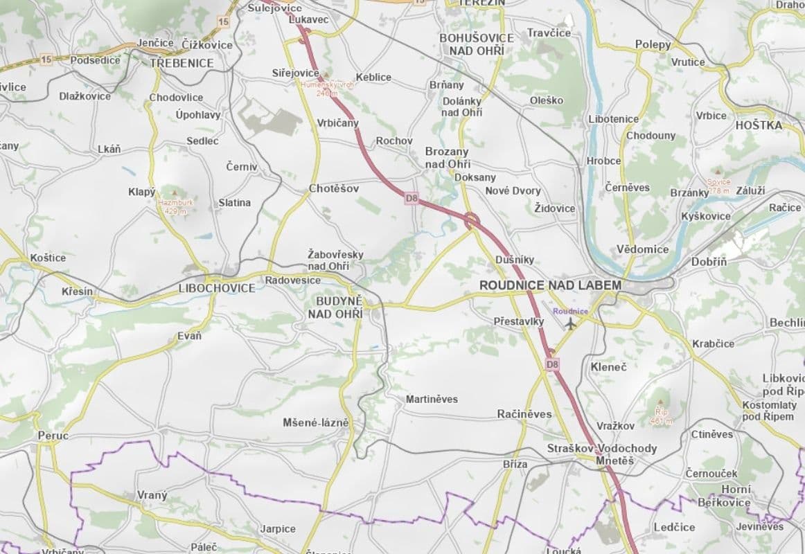 Prodej pozemku 3.696 m², Budyně nad Ohří, Ústecký kraj Prodej pozemku 3.696 m², Budyně nad Ohří, Ústecký kraj