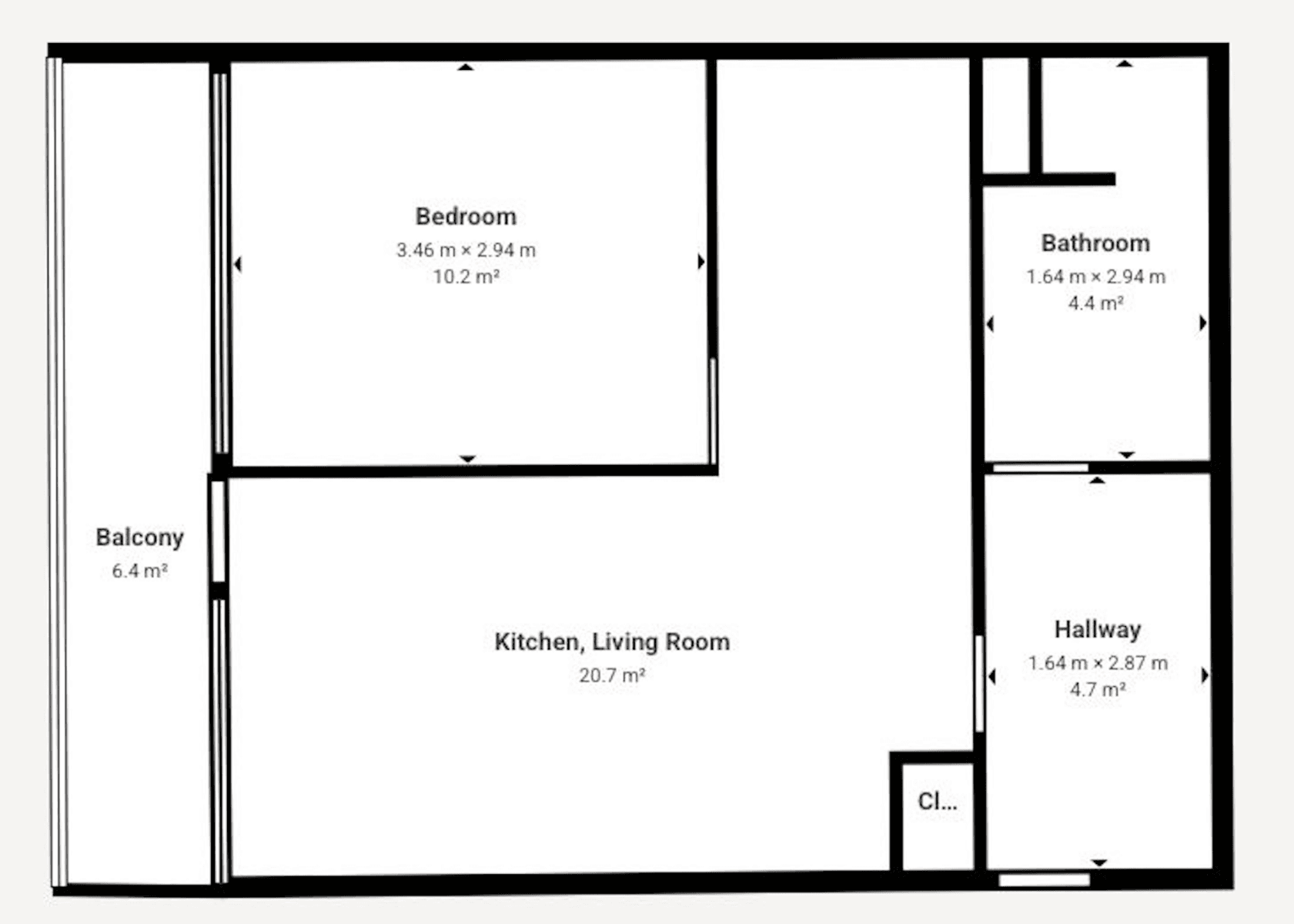 Pronájem bytu 2+kk 40 m², Nekvasilova, Praha, Praha Pronájem bytu 2+kk 40 m², Nekvasilova, Praha, Praha