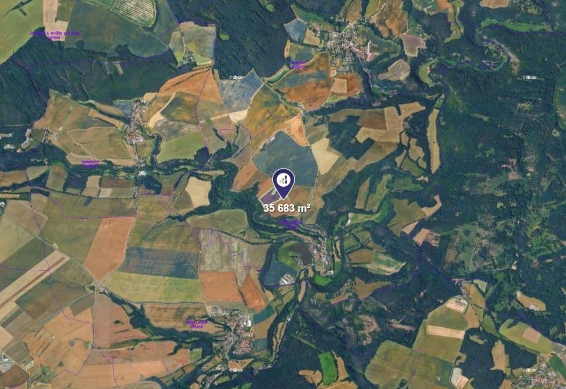 Prodej pozemku 35.683 m², Bojanovice, Středočeský kraj Prodej pozemku 35.683 m², Bojanovice, Středočeský kraj