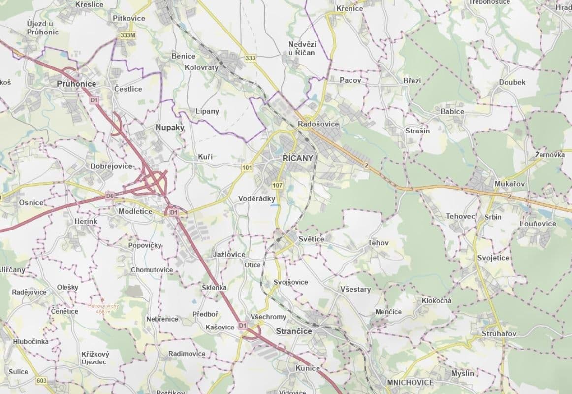 Prodej pozemku 7.280 m², Říčany, Středočeský kraj Prodej pozemku 7.280 m², Říčany, Středočeský kraj