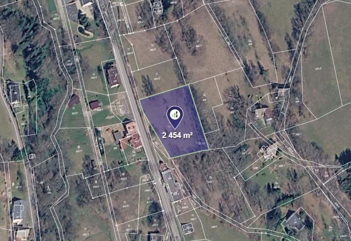 Prodej pozemku 2.454 m², Zlatá Olešnice, Liberecký kraj Prodej pozemku 2.454 m², Zlatá Olešnice, Liberecký kraj