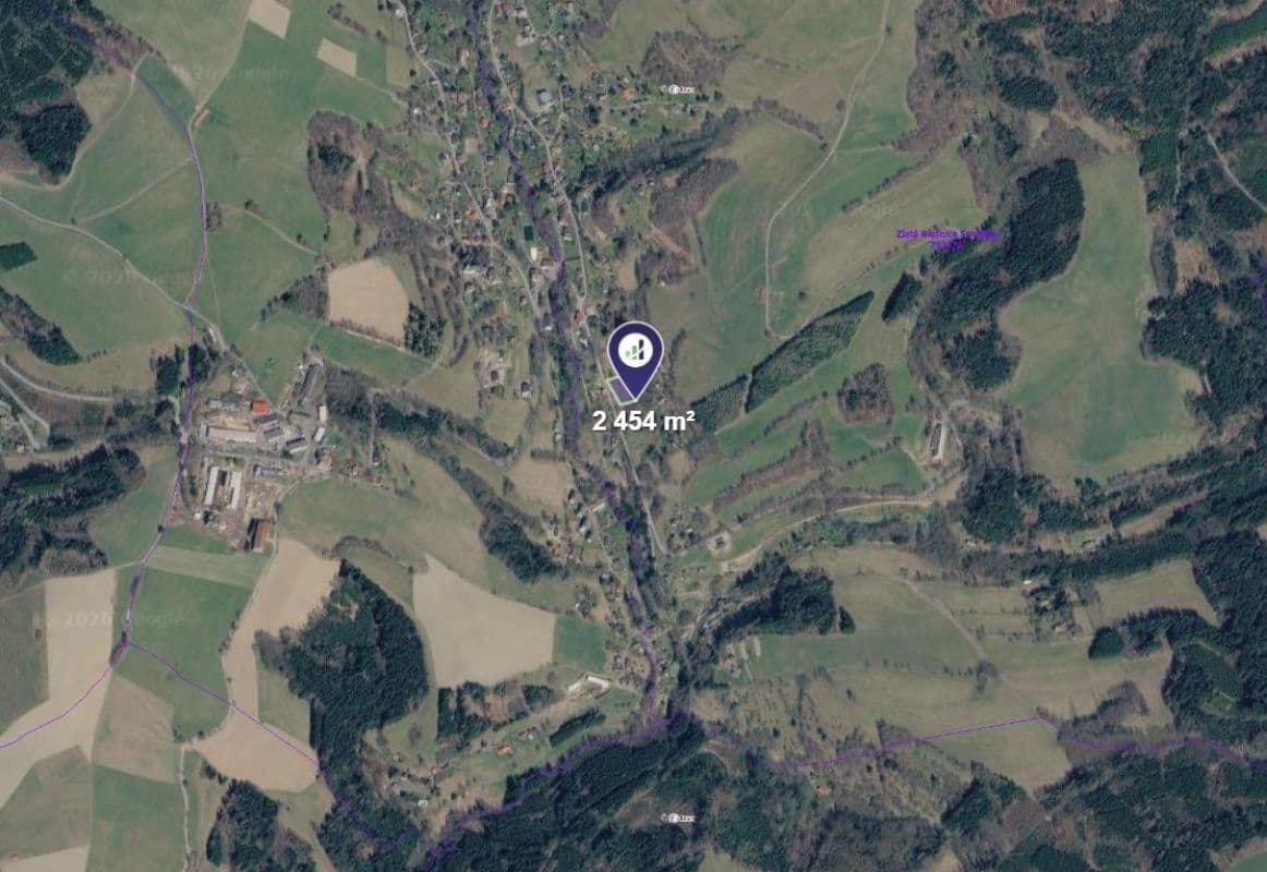 Prodej pozemku 2.454 m², Zlatá Olešnice, Liberecký kraj Prodej pozemku 2.454 m², Zlatá Olešnice, Liberecký kraj