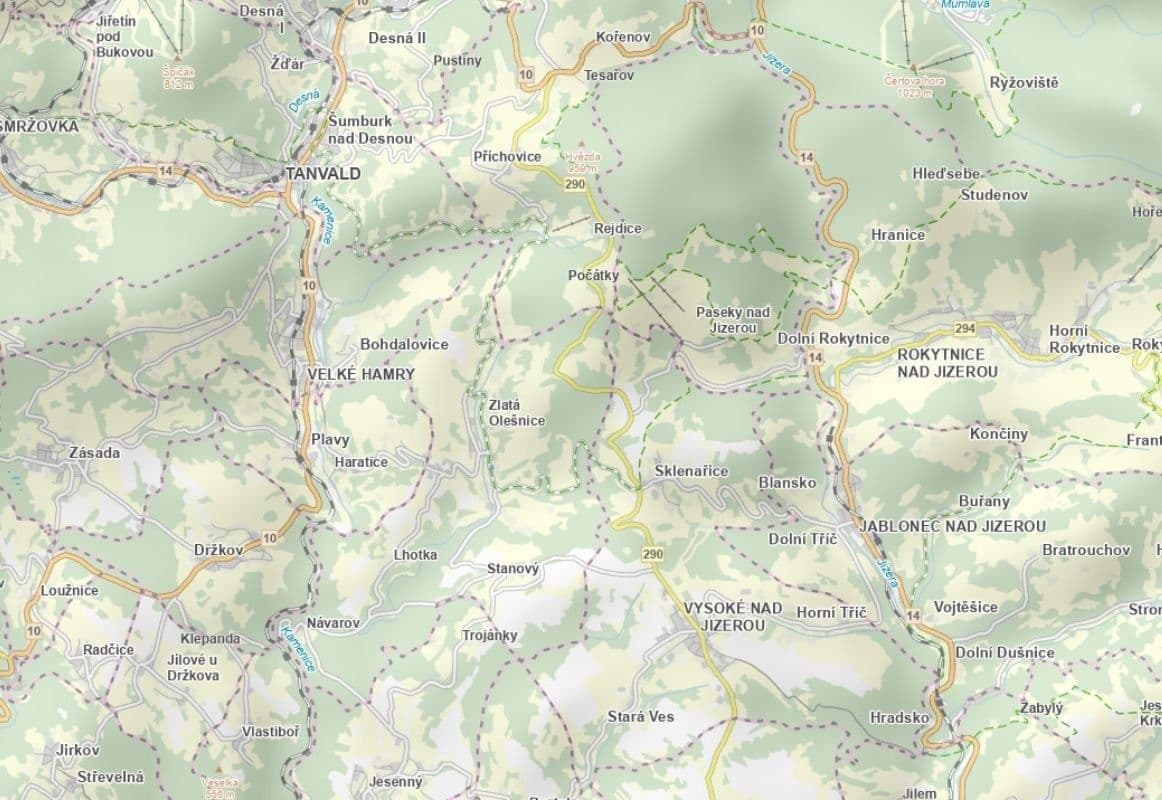 Prodej pozemku 2.454 m², Zlatá Olešnice, Liberecký kraj Prodej pozemku 2.454 m², Zlatá Olešnice, Liberecký kraj