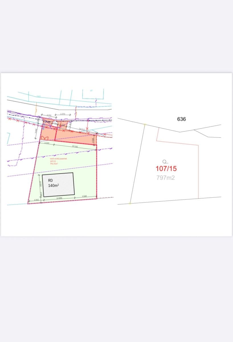 Prodej pozemku 797 m², Třebeň, Karlovarský kraj Prodej pozemku 797 m², Třebeň, Karlovarský kraj