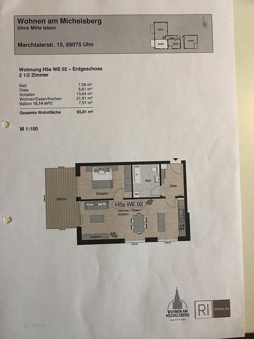 Prodej bytu 2+kk 66 m², Ulm, Bádensko-Württembersko Prodej bytu 2+kk 66 m², Ulm, Bádensko-Württembersko
