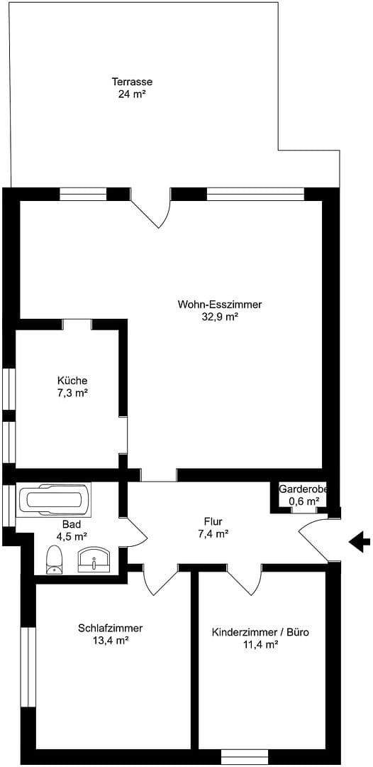 Prodej bytu 3+1 83 m², Dormagen, Severní Porýní-Vestfálsko Prodej bytu 3+1 83 m², Dormagen, Severní Porýní-Vestfálsko