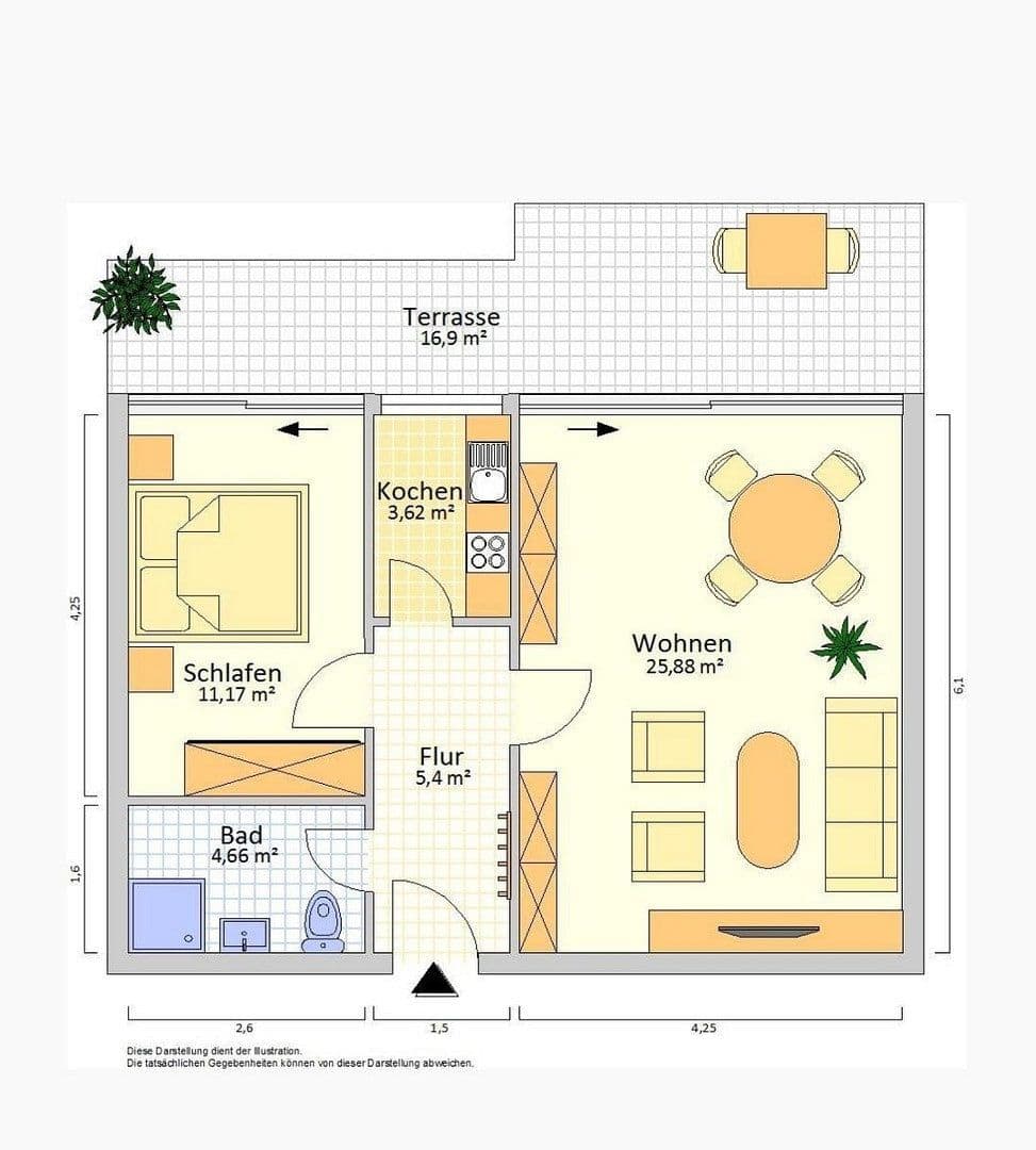 Prodej bytu 2+1 56 m², Bad Vilbel, Hessen Prodej bytu 2+1 56 m², Bad Vilbel, Hessen