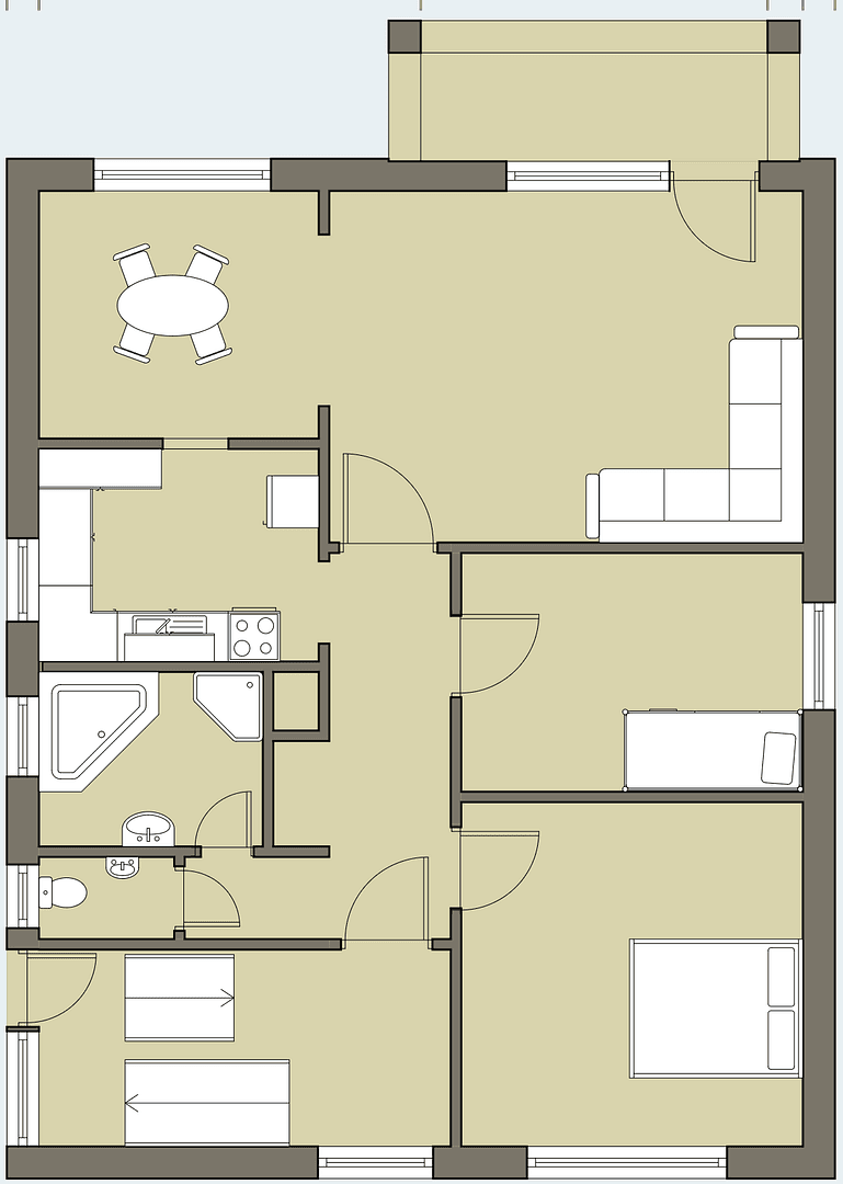 Pronájem bytu 4+1 85 m², Schifferstadt, Porýní-Falc Pronájem bytu 4+1 85 m², Schifferstadt, Porýní-Falc