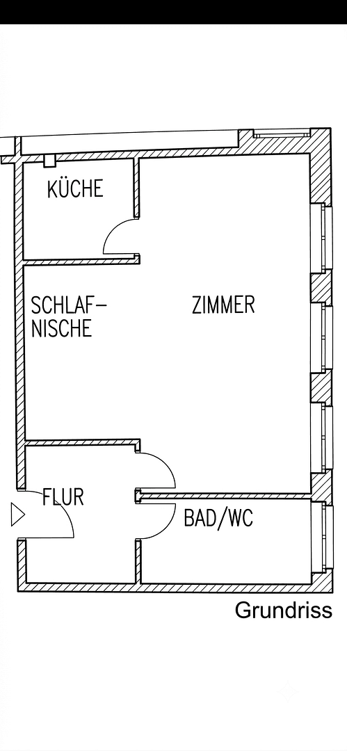 Pronájem bytu 1+1 36 m², Schweizer Straße 27, Frankfurt am Main, Hessen Pronájem bytu 1+1 36 m², Schweizer Straße 27, Frankfurt am Main, Hessen