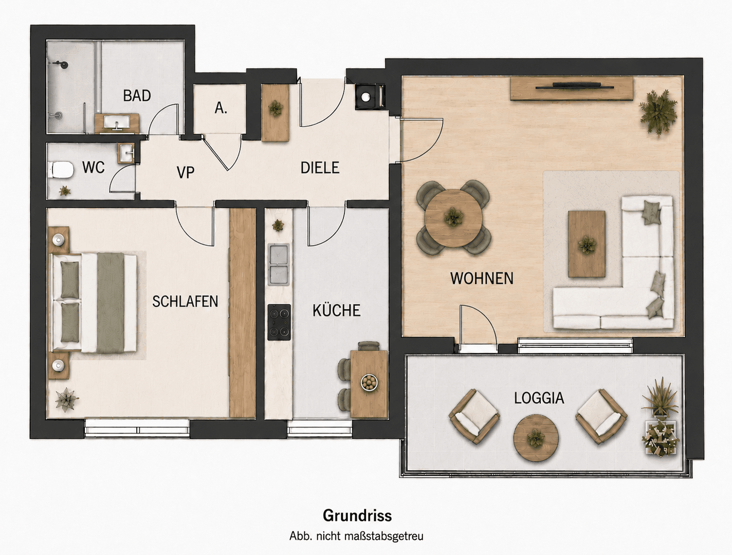 Prodej bytu 2+1 66 m², Aalen, Bádensko-Württembersko Prodej bytu 2+1 66 m², Aalen, Bádensko-Württembersko