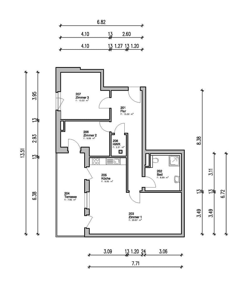Prodej bytu 3+1 95 m², Bremen, Bremen Prodej bytu 3+1 95 m², Bremen, Bremen