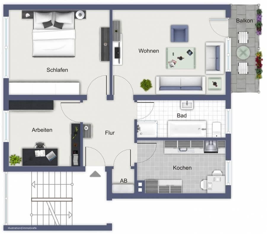 Pronájem bytu 3+1 71 m², Dr.-Doetsch-Str. 27, Euskirchen, Severní Porýní-Vestfálsko Pronájem bytu 3+1 71 m², Dr.-Doetsch-Str. 27, Euskirchen, Severní Porýní-Vestfálsko