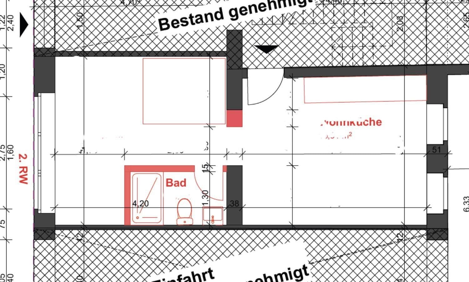 Pronájem bytu 1+kk 37 m², Königsstraße 72, Mönchengladbach, Severní Porýní-Vestfálsko Pronájem bytu 1+kk 37 m², Königsstraße 72, Mönchengladbach, Severní Porýní-Vestfálsko