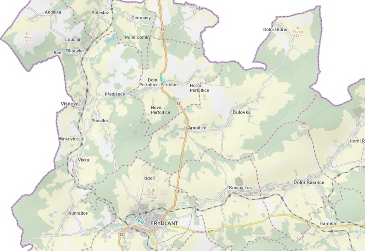 Prodej pozemku 21.724 m², Pertoltice, Liberecký kraj Prodej pozemku 21.724 m², Pertoltice, Liberecký kraj