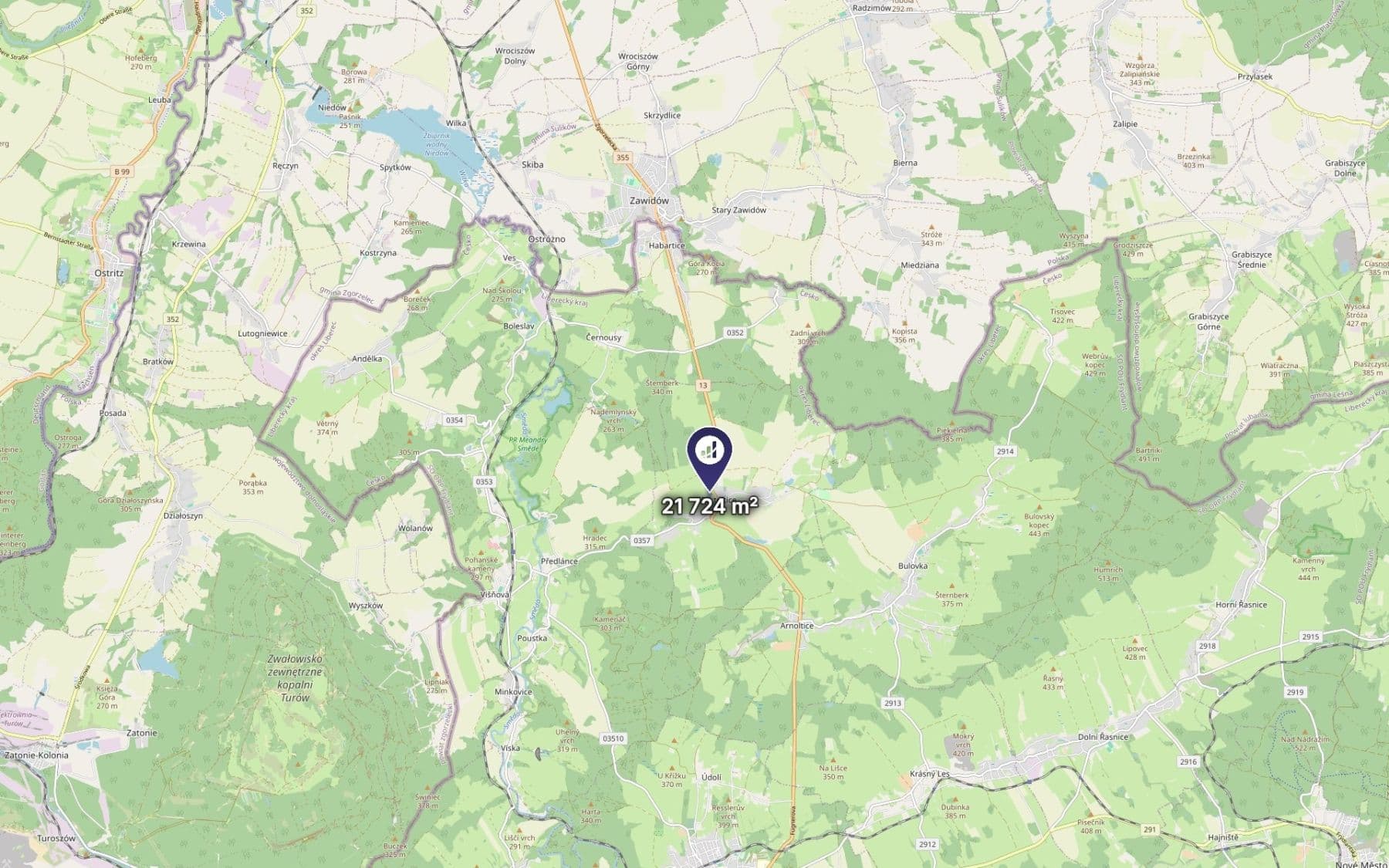 Prodej pozemku 21.724 m², Pertoltice, Liberecký kraj Prodej pozemku 21.724 m², Pertoltice, Liberecký kraj