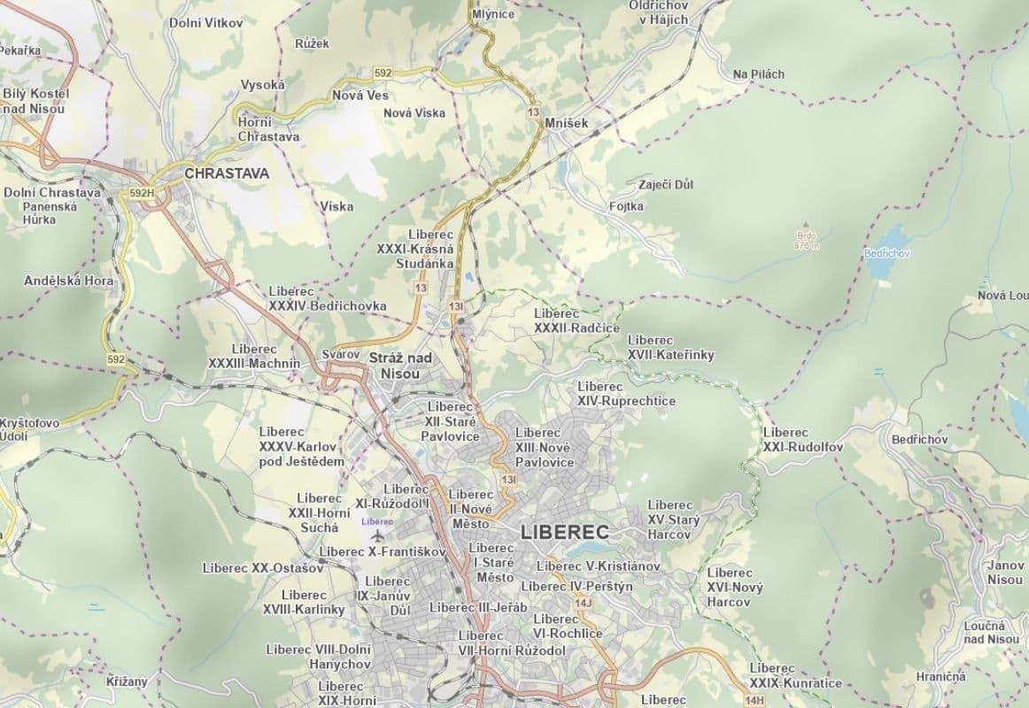 Prodej pozemku 6.223 m², Liberec, Liberecký kraj Prodej pozemku 6.223 m², Liberec, Liberecký kraj