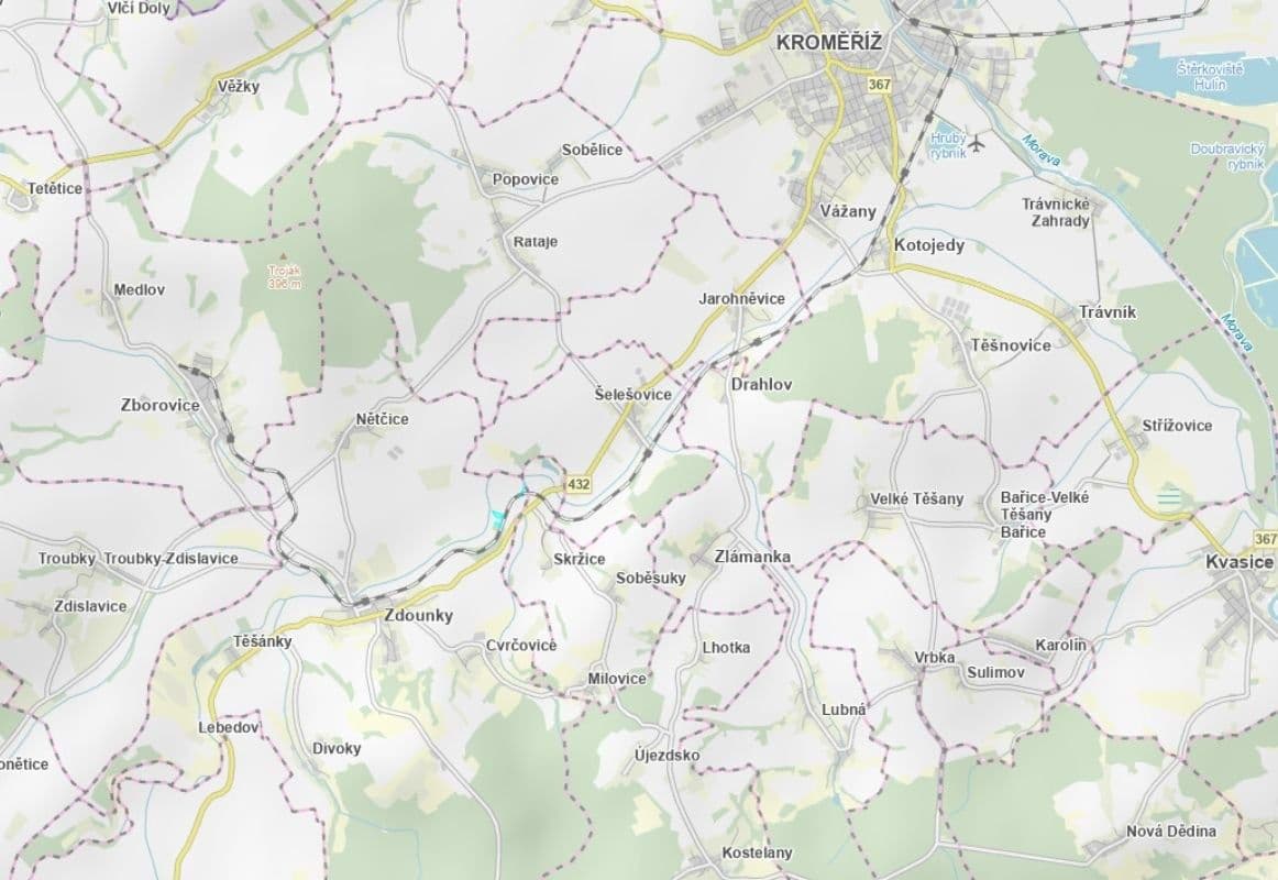 Prodej pozemku 2.187 m², Zdounky, Zlínský kraj Prodej pozemku 2.187 m², Zdounky, Zlínský kraj