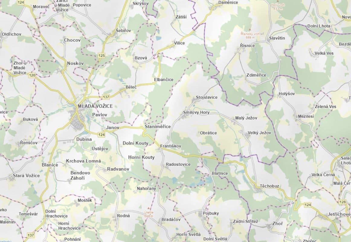 Prodej pozemku 1.454 m², Smilovy Hory, Jihočeský kraj Prodej pozemku 1.454 m², Smilovy Hory, Jihočeský kraj