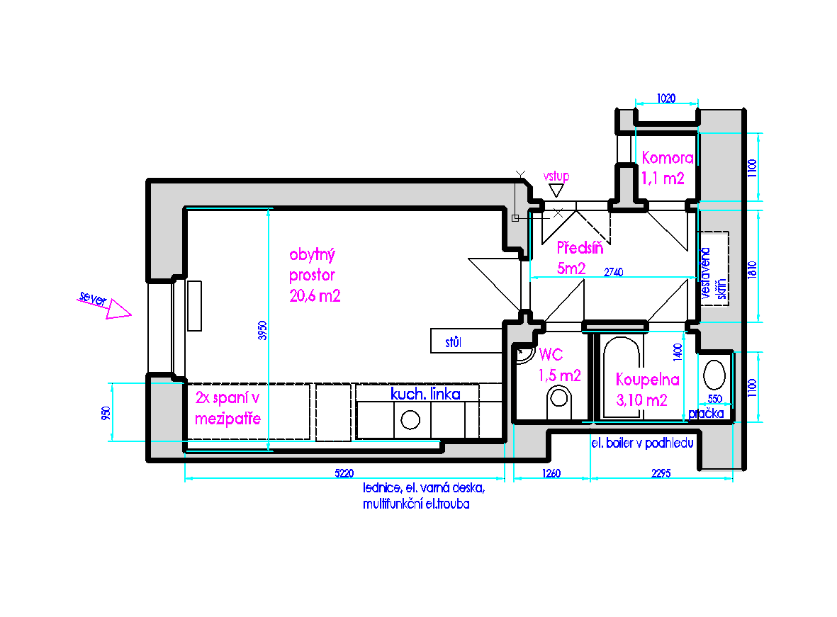 Pronájem bytu 1+kk 31 m², Hartigova, Praha, Praha Pronájem bytu 1+kk 31 m², Hartigova, Praha, Praha
