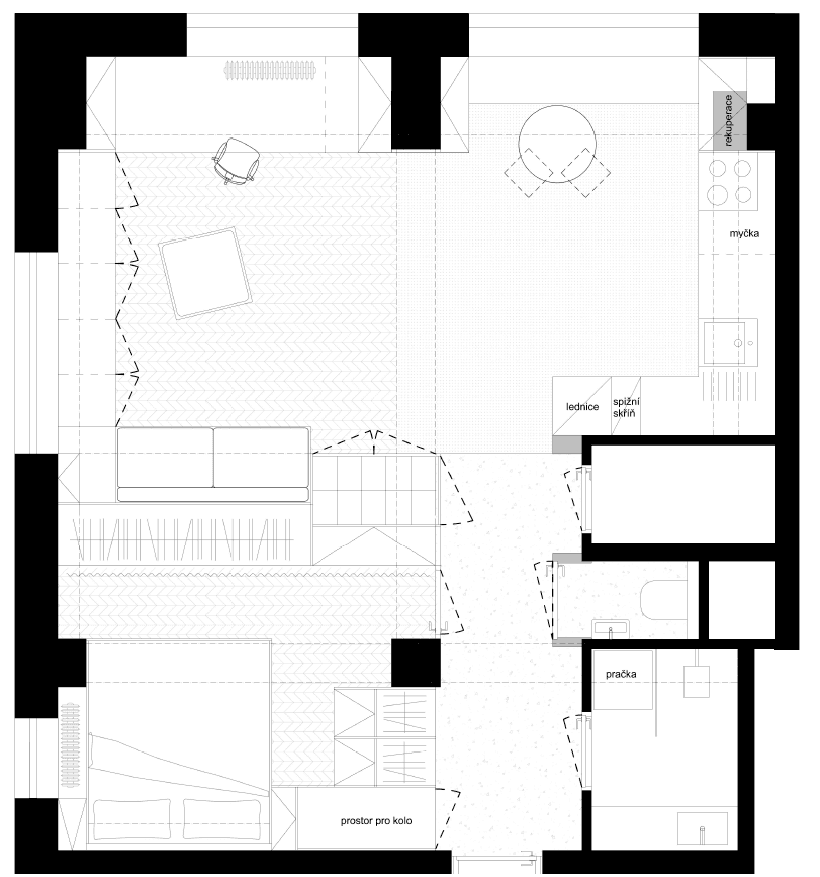 Pronájem bytu 2+kk 54 m², Podolské nábřeží, Praha, Praha Pronájem bytu 2+kk 54 m², Podolské nábřeží, Praha, Praha