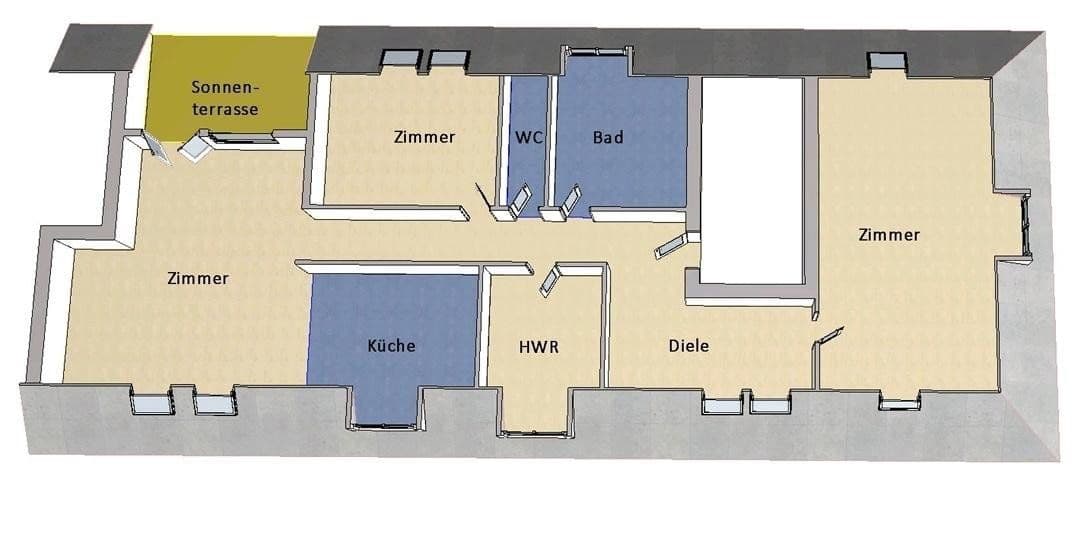 Prodej bytu 3+kk 100 m², Tangermünder Weg 18, Berlin, Berlín Prodej bytu 3+kk 100 m², Tangermünder Weg 18, Berlin, Berlín