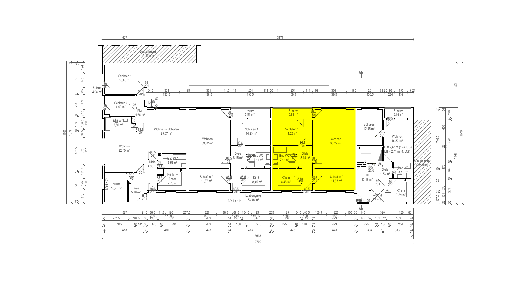 Prodej bytu 3+1 86 m², Gutenbergstraße 75, Darmstadt, Hessen Prodej bytu 3+1 86 m², Gutenbergstraße 75, Darmstadt, Hessen