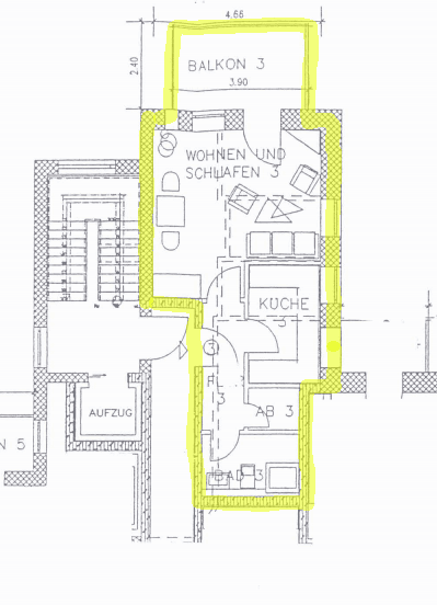 Prodej bytu 1+1 40 m², Aufseßplatz 5, Nürnberg, Bavorsko Prodej bytu 1+1 40 m², Aufseßplatz 5, Nürnberg, Bavorsko