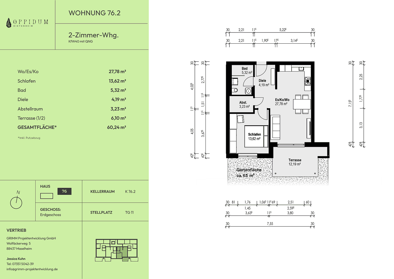 Prodej bytu 2+1 61 m², Königstraße 76, Dietenheim, Bádensko-Württembersko Prodej bytu 2+1 61 m², Königstraße 76, Dietenheim, Bádensko-Württembersko