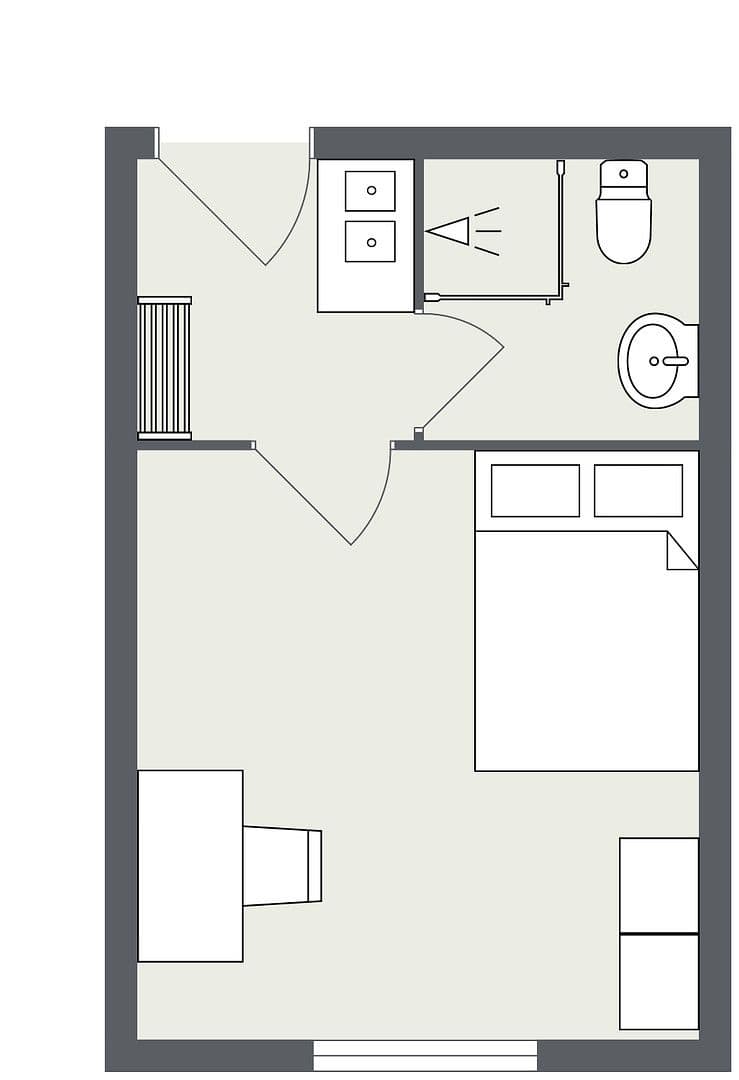 Pronájem bytu 1+1 20 m², Stöckener Str. 173, Hannover, Dolní Sasko Pronájem bytu 1+1 20 m², Stöckener Str. 173, Hannover, Dolní Sasko