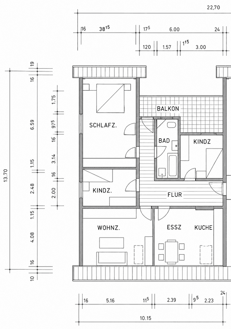 Pronájem bytu 4+kk 101 m², Sulz am Neckar, Bádensko-Württembersko Pronájem bytu 4+kk 101 m², Sulz am Neckar, Bádensko-Württembersko