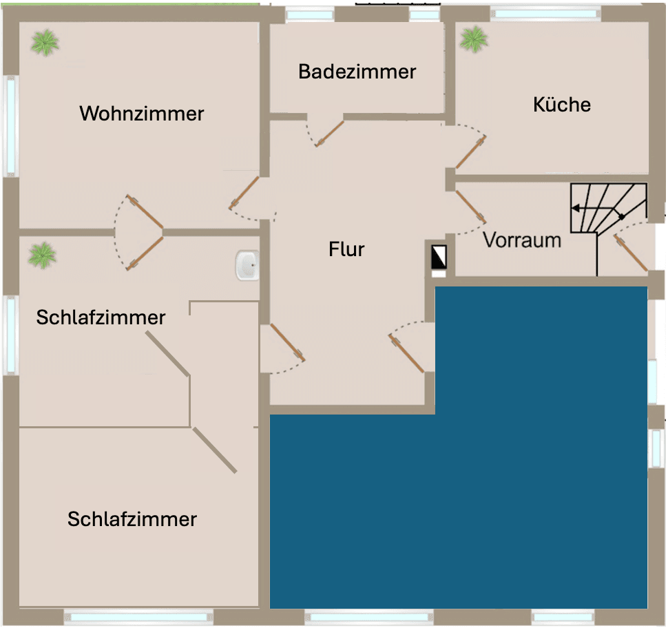 Pronájem bytu 4+1 96 m², Parkstrasse 3, Bad Vilbel, Hessen Pronájem bytu 4+1 96 m², Parkstrasse 3, Bad Vilbel, Hessen