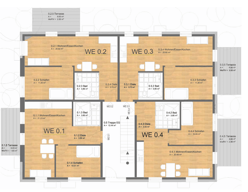 Prodej bytu 2+1 40 m², Nürnberg, Bavorsko Prodej bytu 2+1 40 m², Nürnberg, Bavorsko
