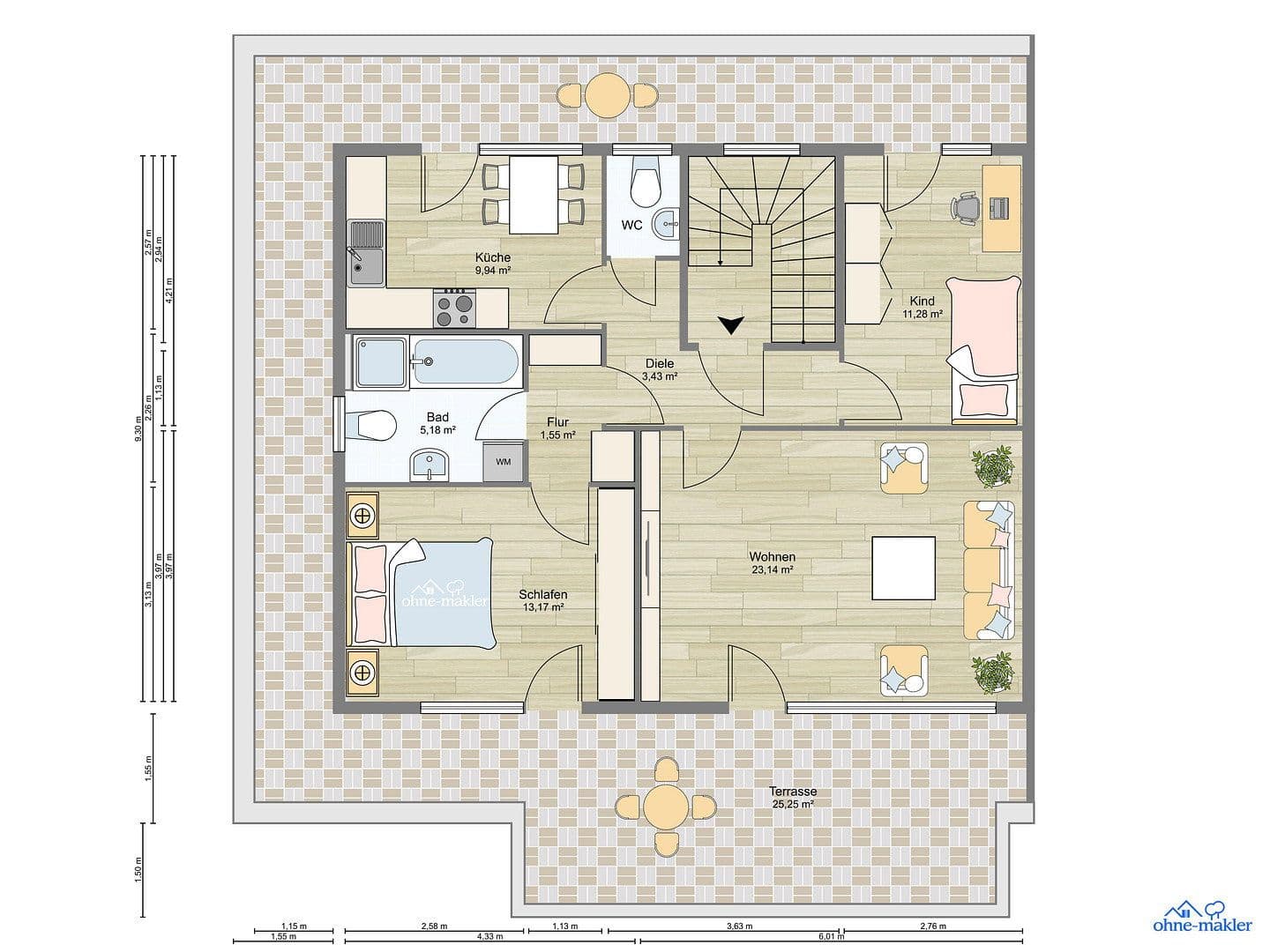 Prodej bytu 3+1 98 m², Geestland, Dolní Sasko Prodej bytu 3+1 98 m², Geestland, Dolní Sasko
