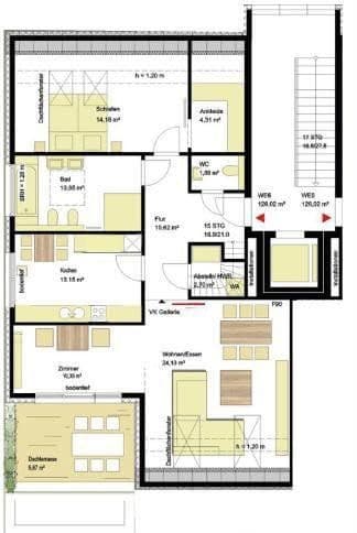 Prodej bytu 3+kk 126 m², Bielefeld-Brake, Severní Porýní-Vestfálsko Prodej bytu 3+kk 126 m², Bielefeld-Brake, Severní Porýní-Vestfálsko