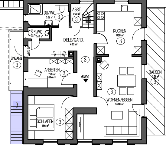 Pronájem bytu 5+kk 114 m², Hauptstraße 43, Bad Kohlgrub, Bavorsko Pronájem bytu 5+kk 114 m², Hauptstraße 43, Bad Kohlgrub, Bavorsko