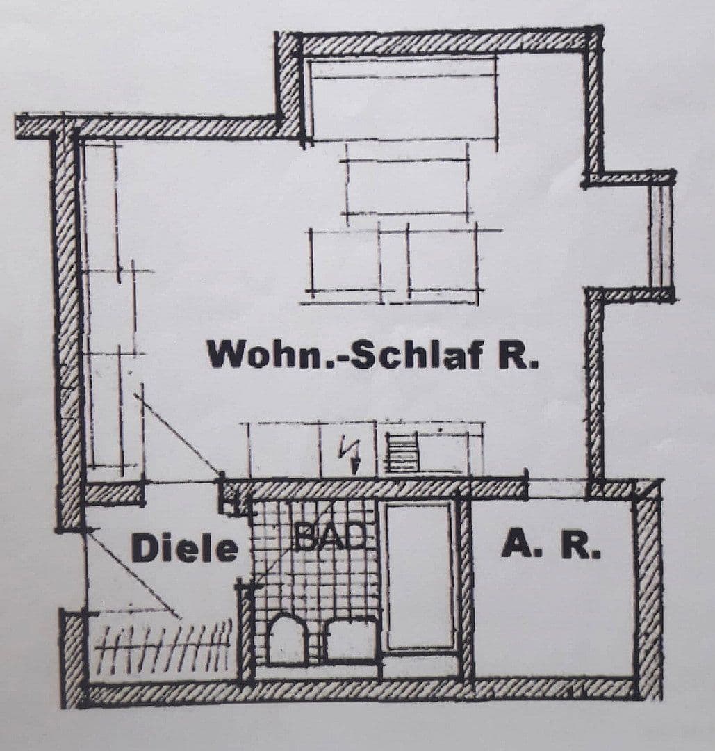Prodej bytu 1+1 30 m², Schloßstrasse 9 b, Meitingen, Bavorsko Prodej bytu 1+1 30 m², Schloßstrasse 9 b, Meitingen, Bavorsko