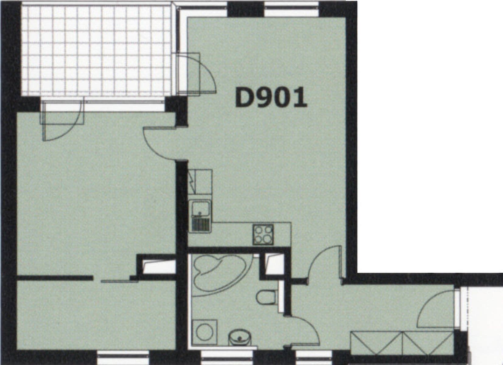 Pronájem bytu 2+kk 69 m², Hornoměcholupská, Praha, Praha Pronájem bytu 2+kk 69 m², Hornoměcholupská, Praha, Praha