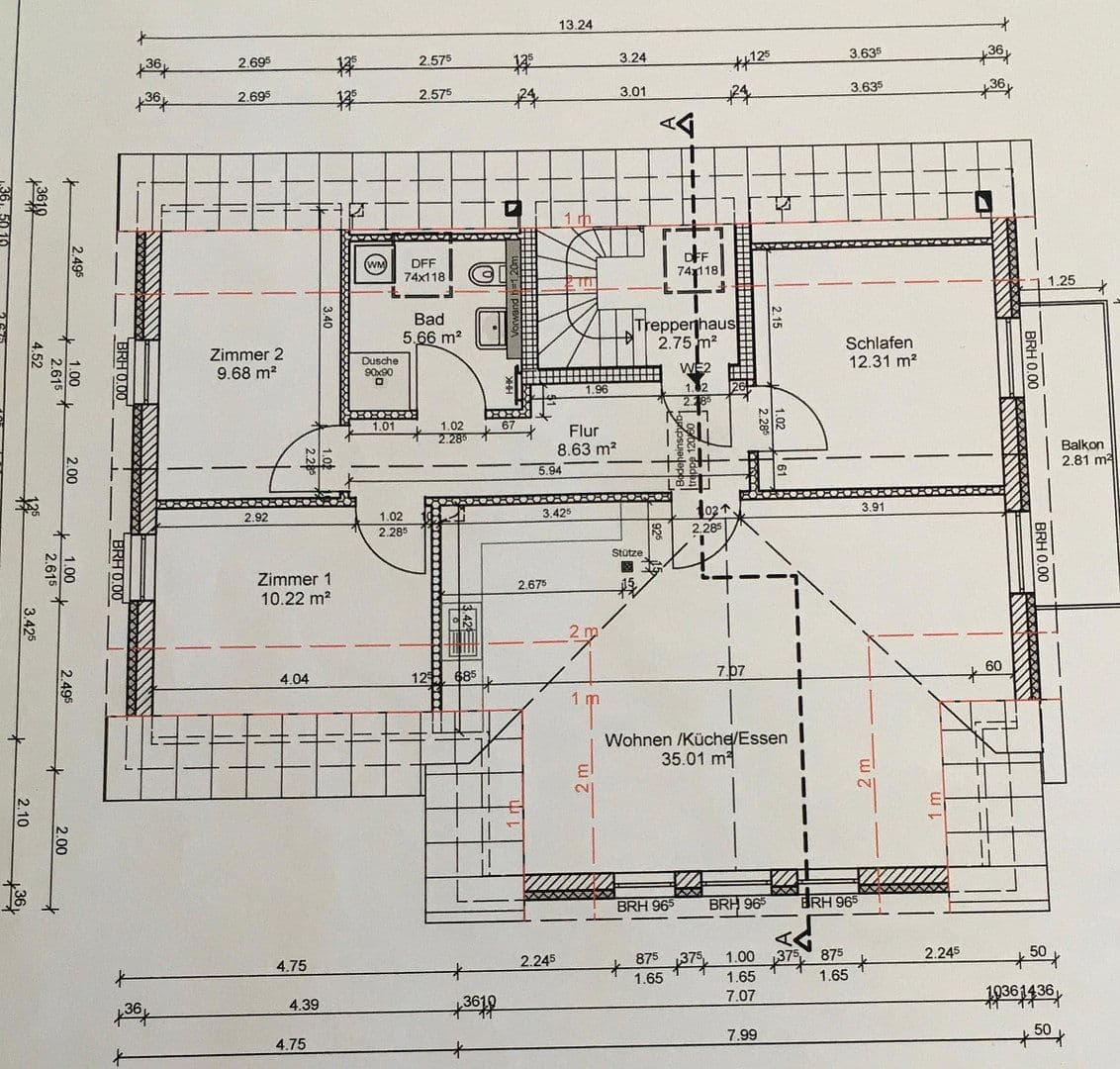 Pronájem bytu 4+1 96 m², Escheburg, Šlesvicko-Holštýnsko Pronájem bytu 4+1 96 m², Escheburg, Šlesvicko-Holštýnsko