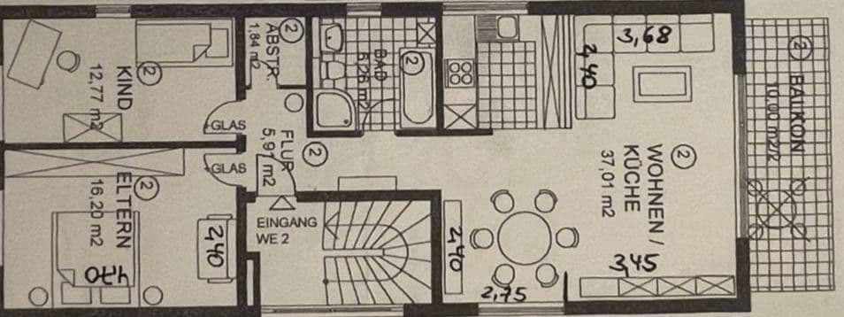Prodej bytu 3+1 85 m², Cologne, Severní Porýní-Vestfálsko Prodej bytu 3+1 85 m², Cologne, Severní Porýní-Vestfálsko