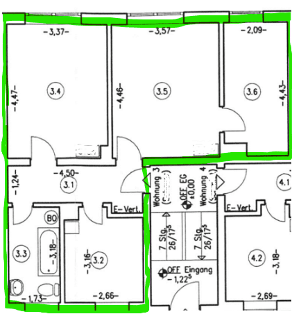 Pronájem bytu 3+1 59 m², Ließnitzer Str. 16 E, Wittenberg, Sasko-Anhaltsko Pronájem bytu 3+1 59 m², Ließnitzer Str. 16 E, Wittenberg, Sasko-Anhaltsko