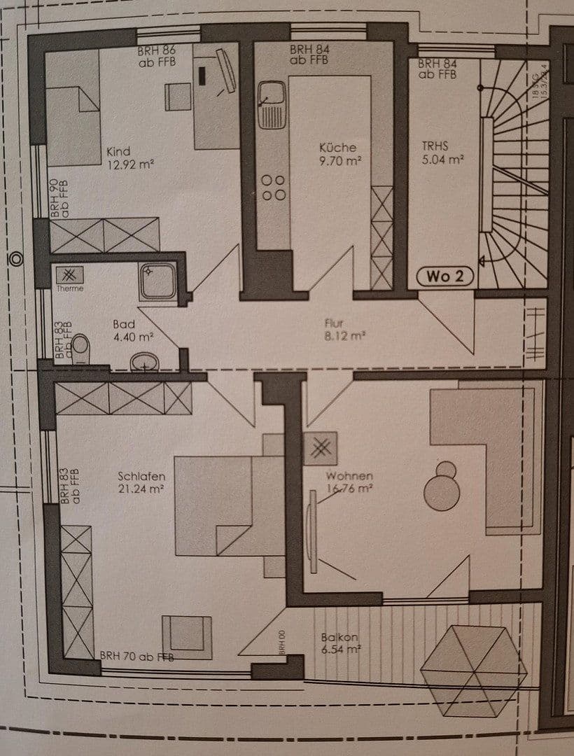 Prodej bytu 3+1 76 m², Albershausen, Bádensko-Württembersko Prodej bytu 3+1 76 m², Albershausen, Bádensko-Württembersko