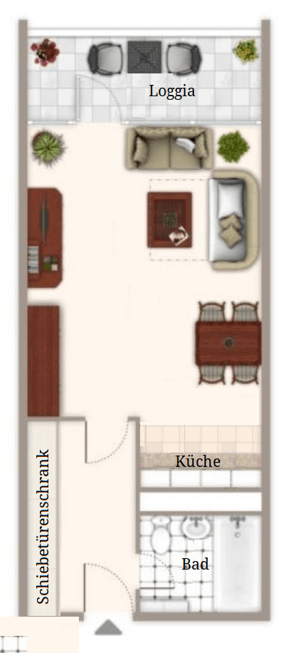 Prodej bytu 1+1 38 m², Riesstr. 65, München, Bavorsko Prodej bytu 1+1 38 m², Riesstr. 65, München, Bavorsko