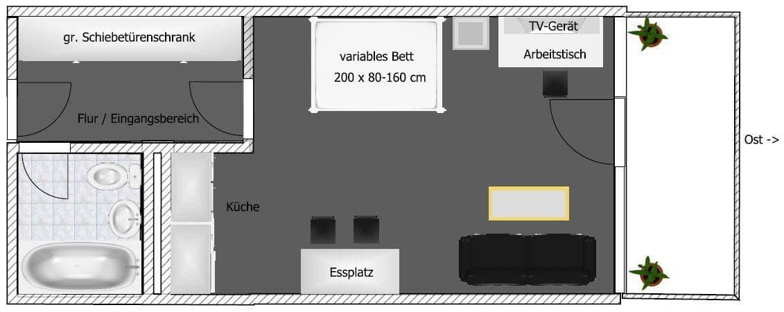 Prodej bytu 1+1 38 m², Riesstr. 65, München, Bavorsko Prodej bytu 1+1 38 m², Riesstr. 65, München, Bavorsko