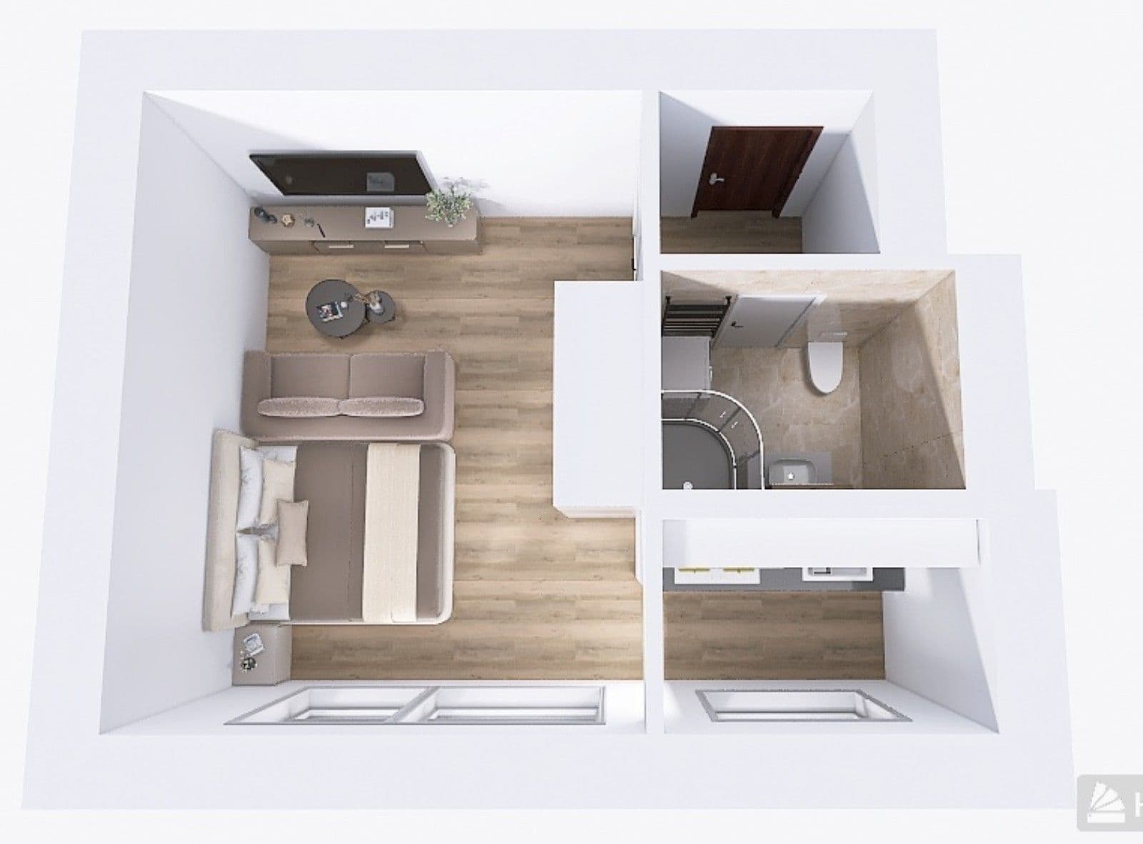 Prodej bytu 1+kk 28 m², Hartigova, Praha, Praha Prodej bytu 1+kk 28 m², Hartigova, Praha, Praha