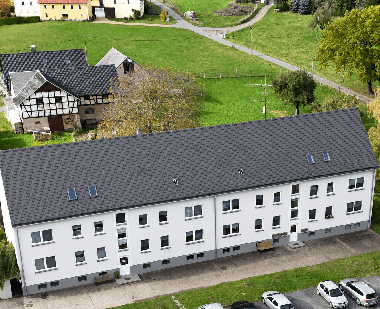 Pronájem bytu 3+1 64 m², Langenbernsdorf, Sasko Pronájem bytu 3+1 64 m², Langenbernsdorf, Sasko