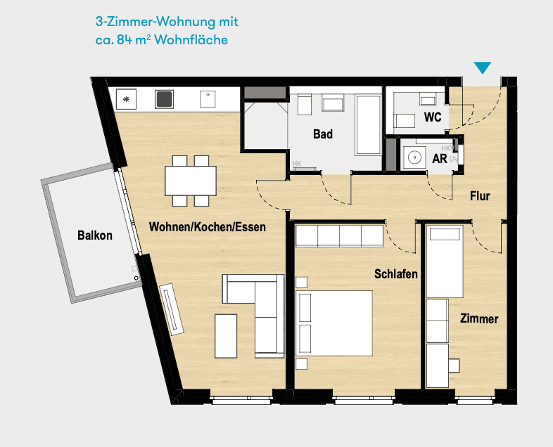 Pronájem bytu 3+1 84 m², Billhorner Kanalstraße 56, Hamburg, Hamburg Pronájem bytu 3+1 84 m², Billhorner Kanalstraße 56, Hamburg, Hamburg