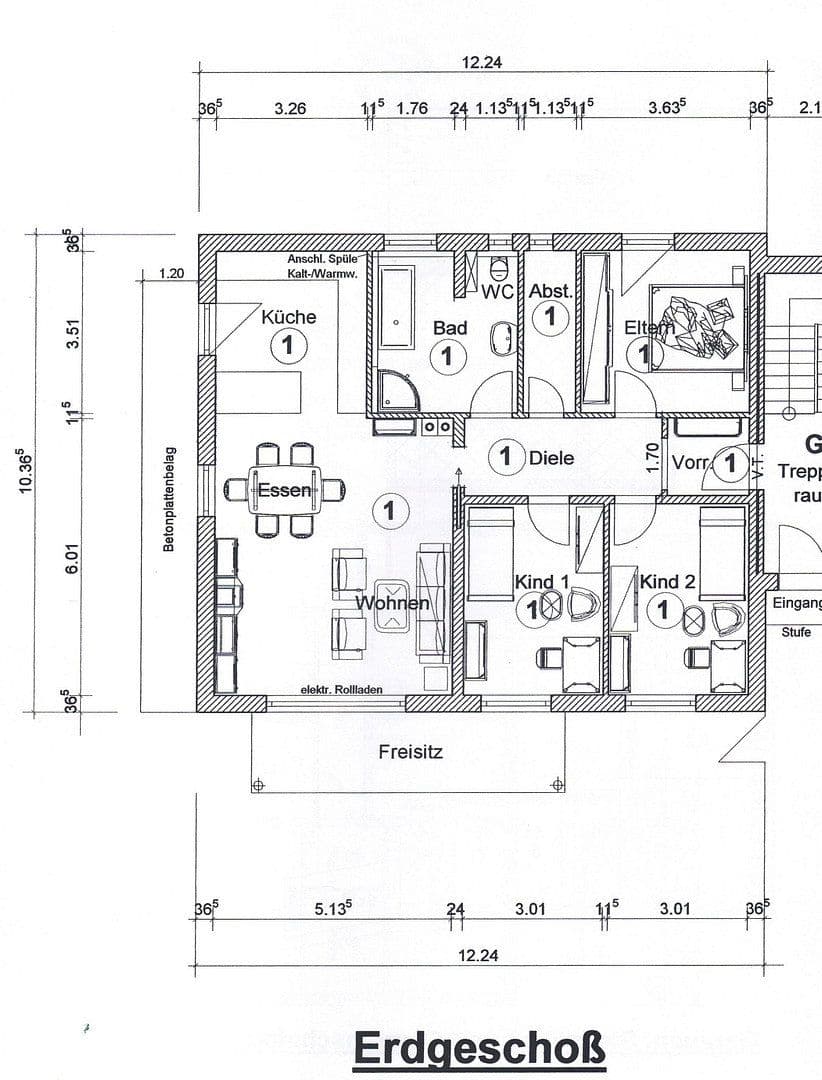 Prodej bytu 4+1 108 m², Untermeitingen, Bavorsko Prodej bytu 4+1 108 m², Untermeitingen, Bavorsko