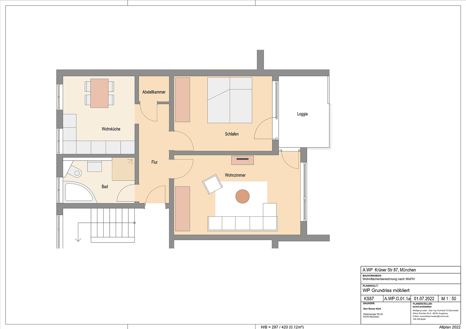 Pronájem bytu 2+kk 65 m², München, Bavorsko Pronájem bytu 2+kk 65 m², München, Bavorsko