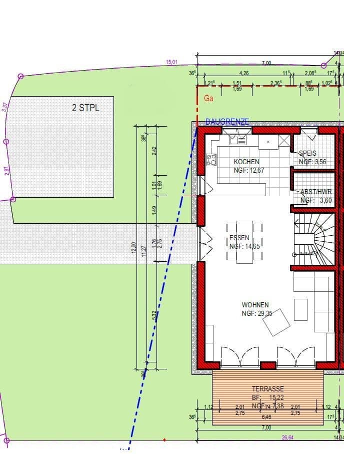 Prodej domu 170 m², pozemek 312 m², Pfinztal, Bádensko-Württembersko Prodej domu 170 m², pozemek 312 m², Pfinztal, Bádensko-Württembersko